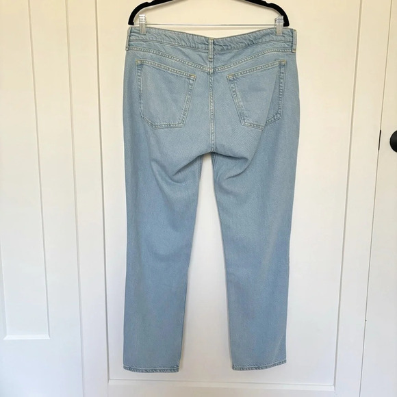 Rag & Bone Dre Low Rise Boyfriend Jeans Light Blue Wash Blossom Size 30 - Picture 3 of 7